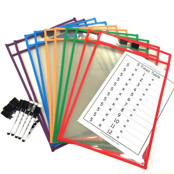 Dry Erase Write n Wipe Paper Saving Sleeve
