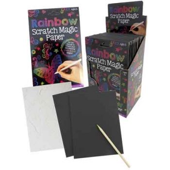 Rainbow Scratch Magic Paper