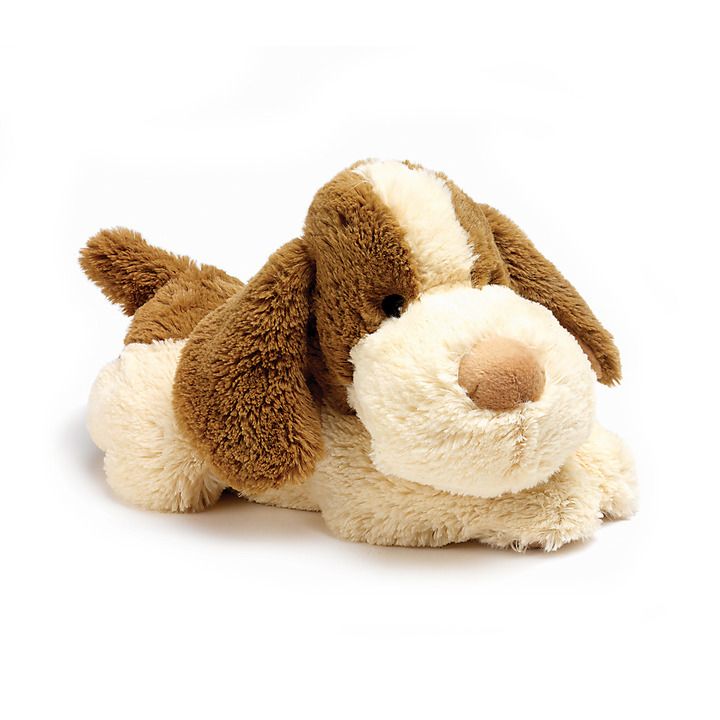 Warmies Cozy Plush Weighted Laying Patch Puppy
