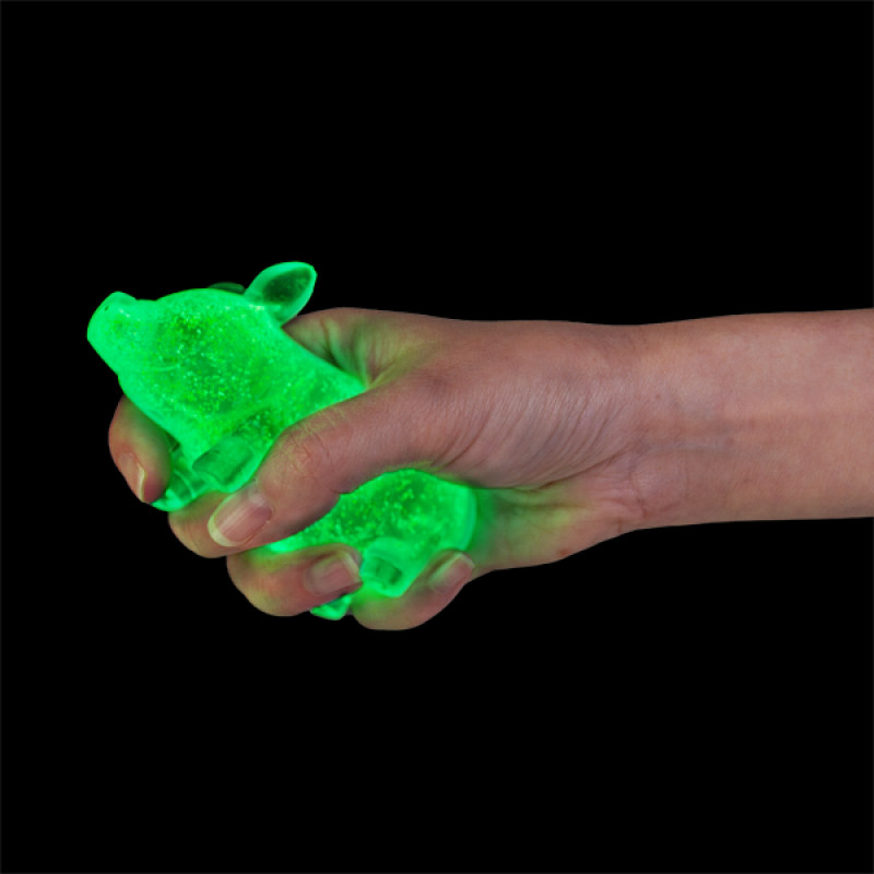 Smoosho's Super Squeeze Glow-in-the-dark Pig - Image 2