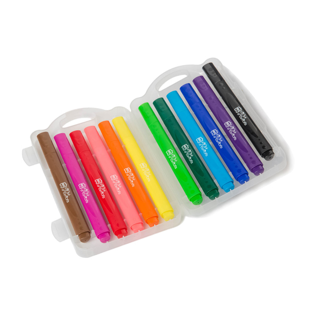 Easi-Grip Triangular Markers - 12 Pack - Image 2