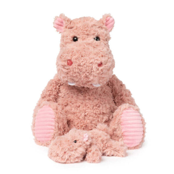Mini & Me Weighted Plush Hippo Hugs