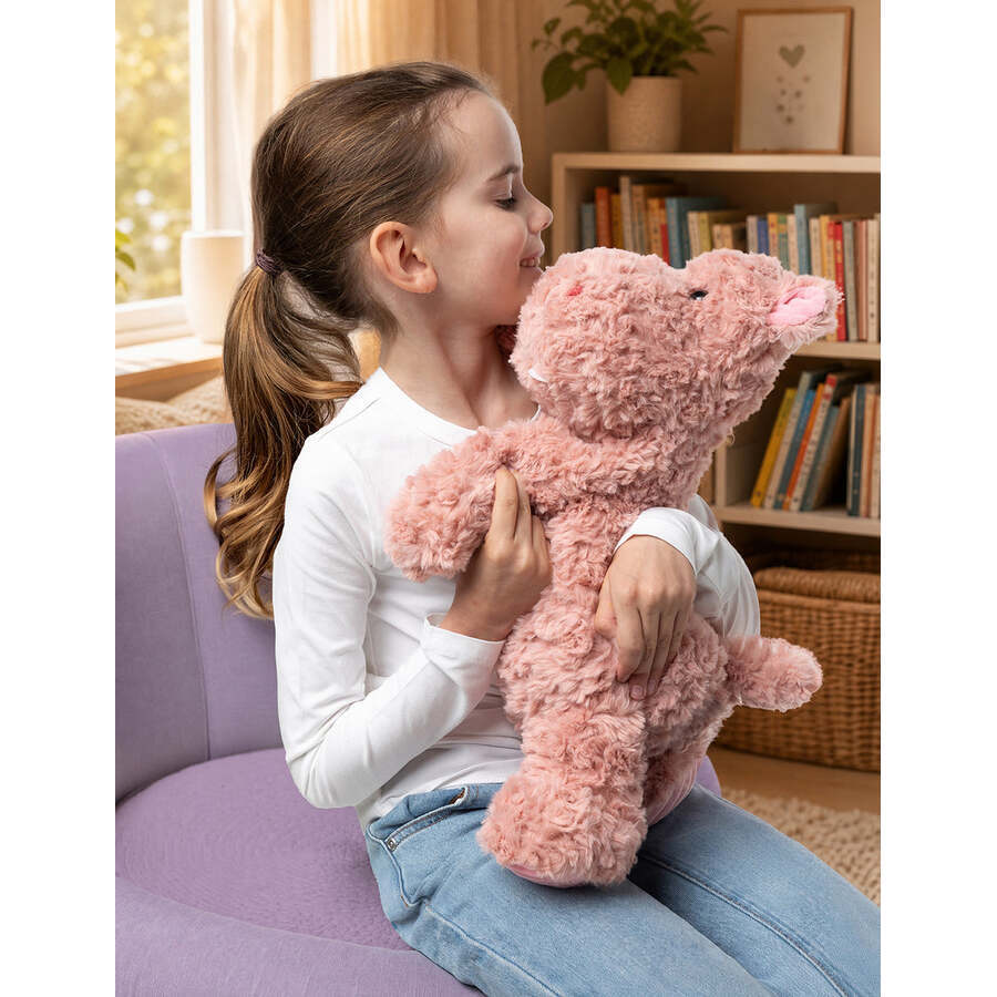 Mini & Me Weighted Plush Hippo Hugs - Image 2