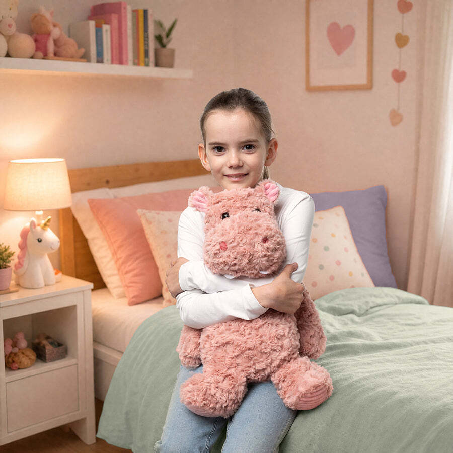 Mini & Me Weighted Plush Hippo Hugs - Image 4